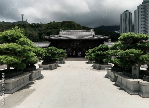Photography temple in hongong