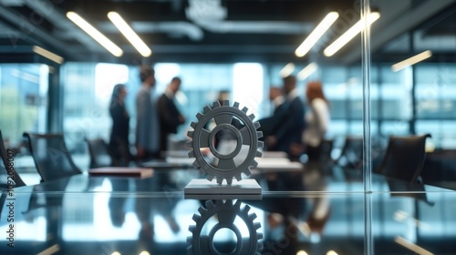 Wallpaper Mural A large interconnected network of gears highlighting corporate competition and dominance. Monopoly, power, control, economy,antitrust, regulation,inequality, power imbalance,leadership,team dynamics Torontodigital.ca