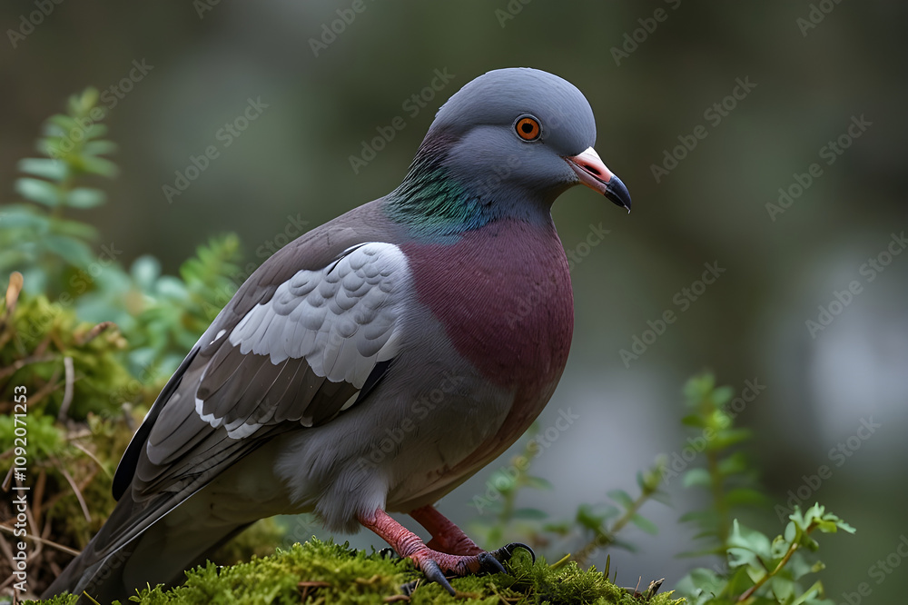 Fototapeta premium The World of Pigeons: Facts, Breeds, and Habits