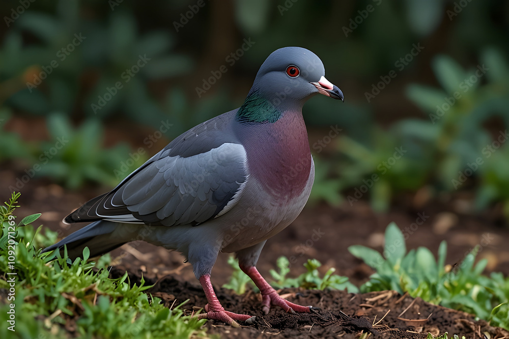Fototapeta premium The World of Pigeons: Facts, Breeds, and Habits