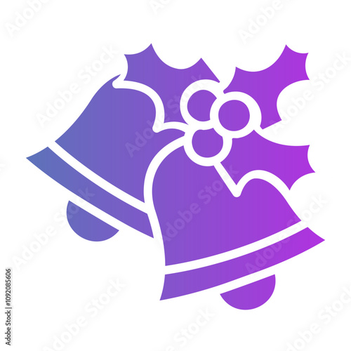 jingle bell Gradient icon