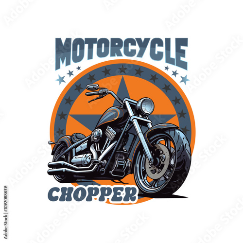 Motorcycle t-shirt design