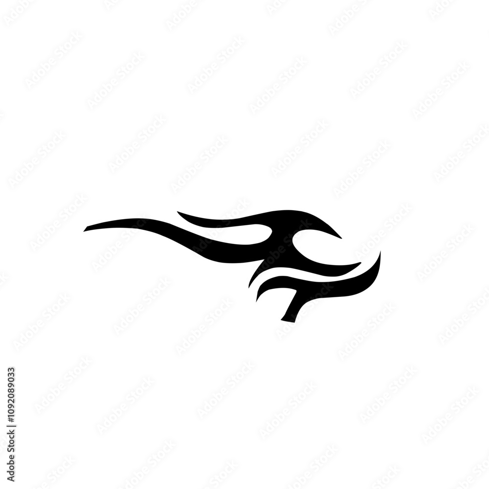Fototapeta premium tribal tattoo design style