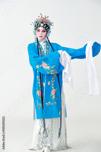 Female actors who play the role of Qingyi in Peking Opera and Opera photo