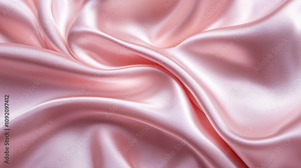 Obraz premium Pink Silk Fabric Texture