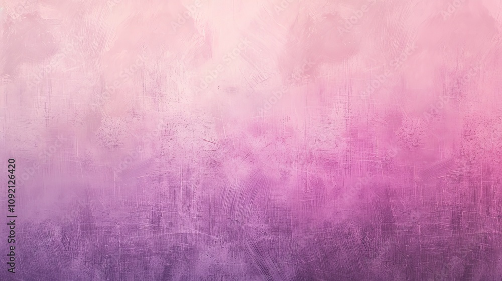 Fototapeta premium An abstract gradient of soft pink and purple hues, creating a calming and tranquil atmosphere.