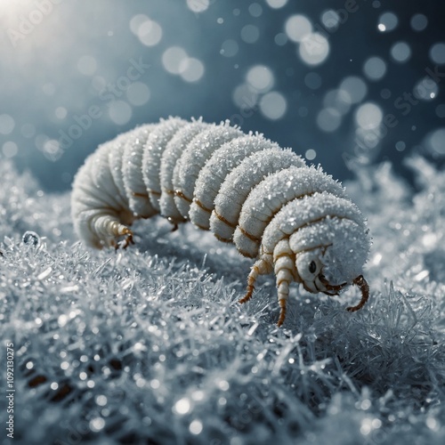 White caterpillar
Caterpillar
Insect
Nature
Macro photography
Wildlife
Close-up
Soft focus
Green leaves
Silky texture
Transformation
Environmental beauty
Larvae
Spring season
Organic life
Natural worl photo