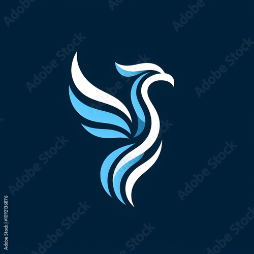 AI Generate of Logo for business Recognizable Phoenix, Unique, Simple but Elegant