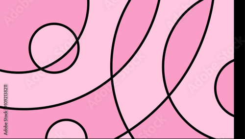 Randomly arranged circle shapes background, random circle geometric backgrounds with colorful and cheerful colors, summer theme background, fun, happy