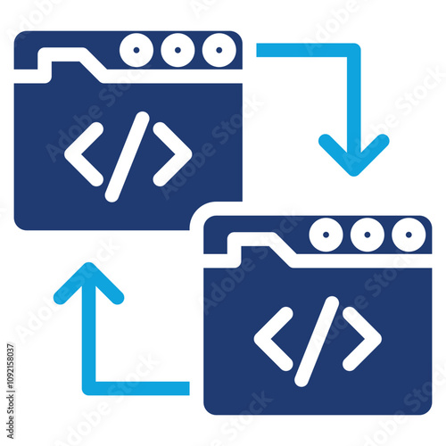 Code Refactoring Icon