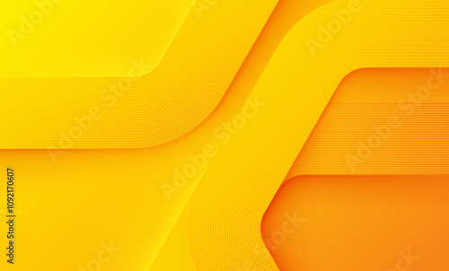 Orange abstract background layers lines texture design vector