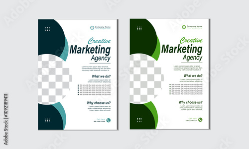 Corporate Flyer design, Professional Flyer design, modern flyer template, modern flyer, flyer with organic shape, business flyer design, creative flyer design, innovative flyer mockup, event flyer