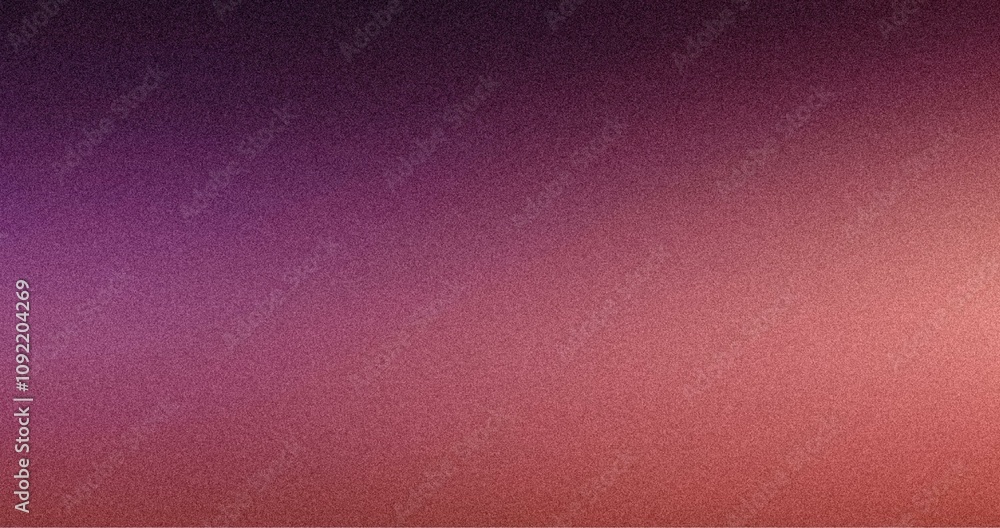 Fototapeta premium Grainy background Brown to Purple abstract gradient noise texture