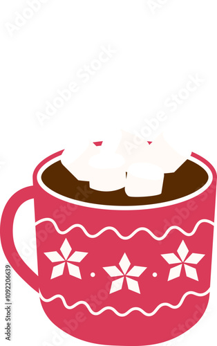 A Cup of Hot Cocoa with Marshmallow