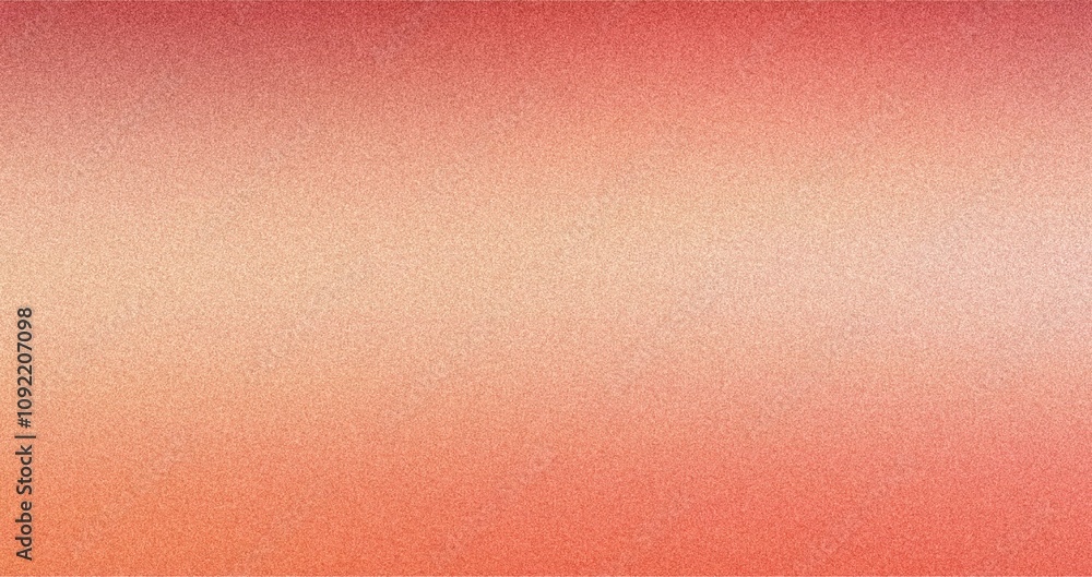Fototapeta premium Grainy background Coral to Sand abstract gradient noise texture