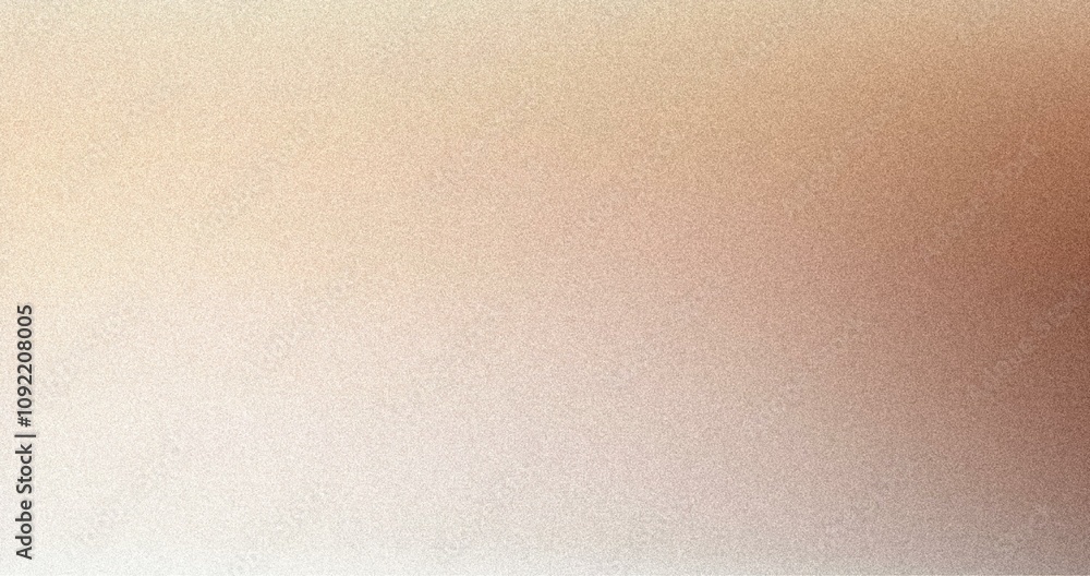 Fototapeta premium Grainy background Brown to Pearl abstract gradient noise texture