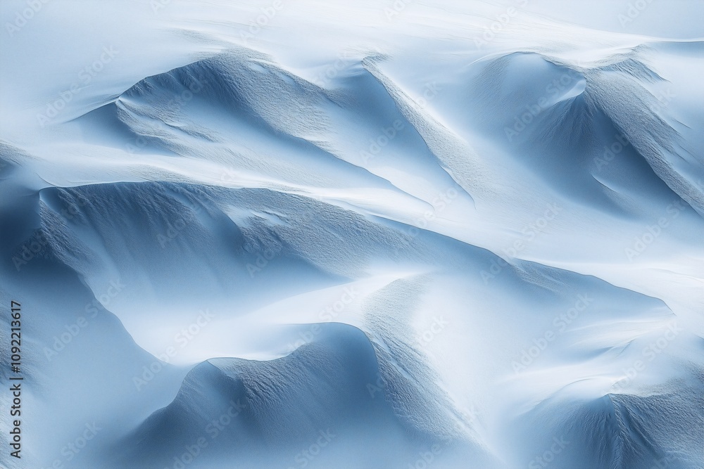 Obraz premium Mountains covered with snow