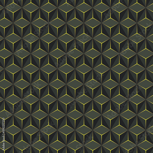 Geometric 3D Pattern in Illustrator with Basic Shapes