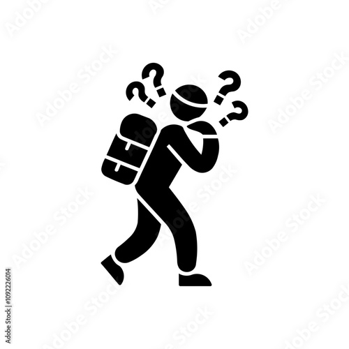 Lost traveler questions icon