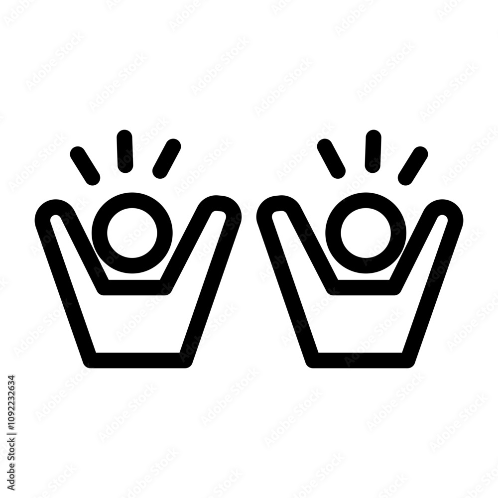 Obraz premium Spread Smiles icon