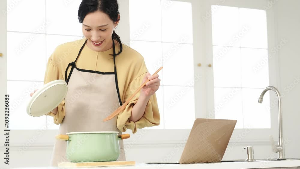 キッチン、料理、女性、ノートパソコン、主婦、調理、台所、レシピ、PC、動画、インターネット、クッキング、検索、オンライン、配信、笑顔、明るい、web、サイト、厨房、日本人、エプロン、インフルエンサー、コピースペース、若い、ミドルエイジ、趣味、調理師、食べ物、楽しい、共有、ビデオ通話、作業、家事、家庭、暮らし、ライフスタイル、インテリア、部屋、DX、IT、室内、窓、通信、リラックス、調べる、鍋、美人 キッチン、料理、女性、ノートパソコン、主婦、調理、台所、レシピ、PC、動画、インターネット、クッキング、検索、オンライン、配信、笑顔、明るい、web、サイト、厨房、日本人、エプロン、インフルエンサー、コピースペース、若い、ミドルエイジ、趣味、調理師、食べ物、楽しい、共有、ビデオ通話、作業、家事、家庭、暮らし、ライフスタイル、インテリア、部屋、DX、IT、室内、窓、通信、リラックス、調べる、鍋、美人
