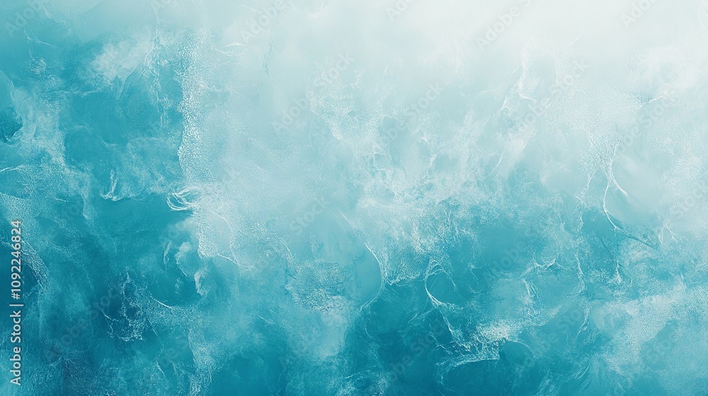 Obraz premium Soft light blue gradient texture background with subtle transition and minimalistic design for modern digital or print projects