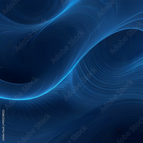 Abstract classic blue screensaver