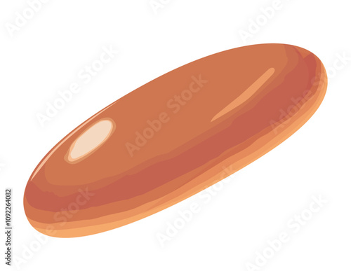 コッペパンのイラスト