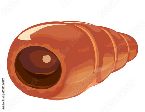 チョココロネのイラスト