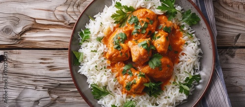 Chicken Tikka Masala with Rice photo