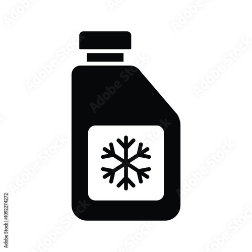 engine coolant icon vector design template simple and clean