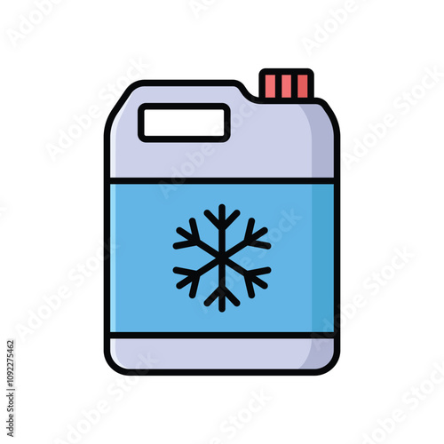 engine coolant icon vector design template simple and clean