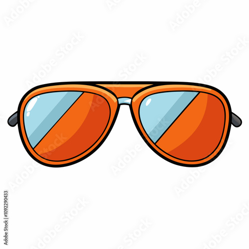 sunglasses isolated on white