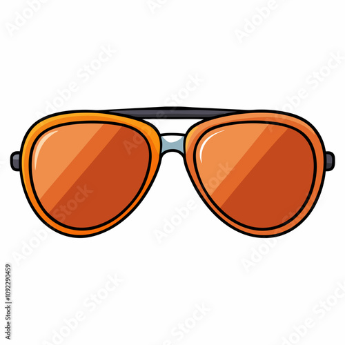 sunglasses isolated on white