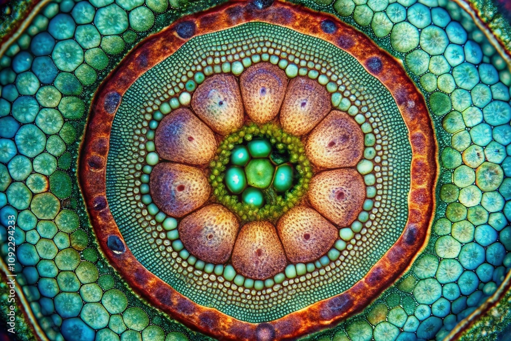 Detailed Cross Section of Plant Stem Under Microscope: Discover the ...
