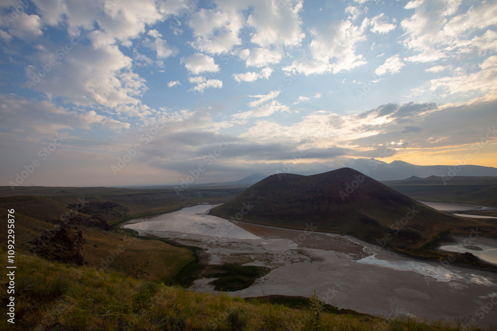Meke Lake is located 7 km southeast of Karapınar city center. Meke Lake is located 7 km southeast of Karapınar city center.