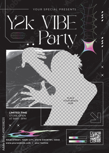 Y2K Night Party Flyer