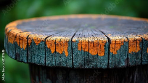 Wallpaper Mural A close-up of a weathered wooden surface. Torontodigital.ca