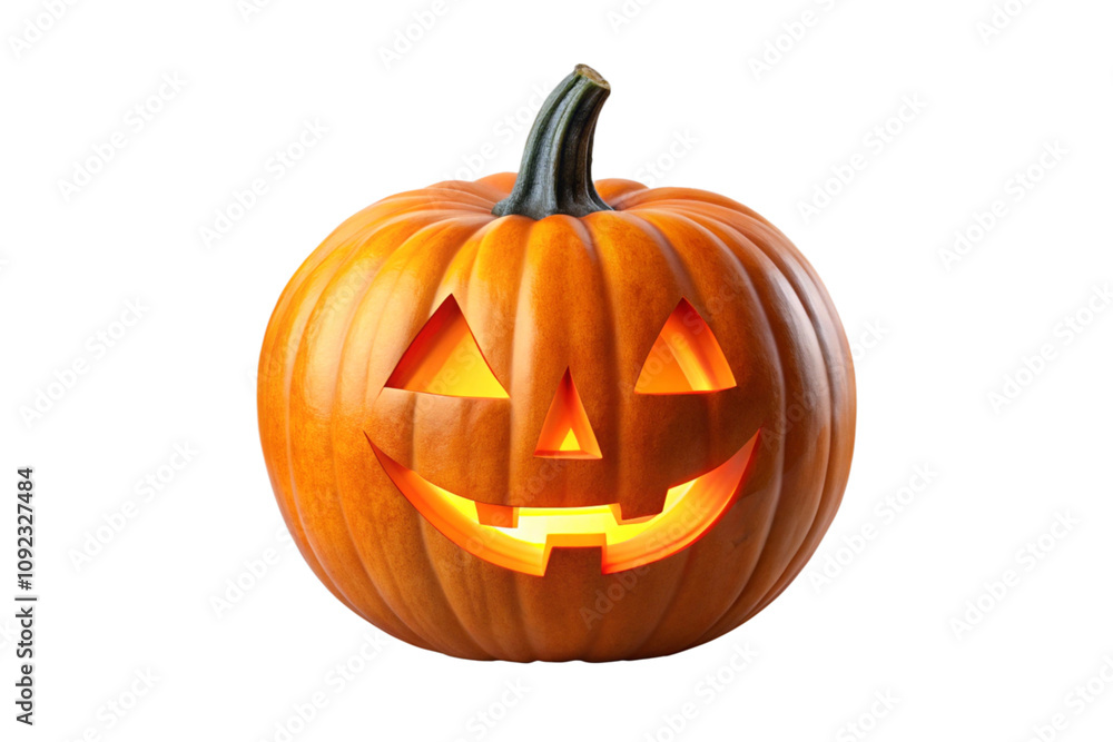 jack o lantern isolated on a transparent background, generative ai jack o lantern isolated on a transparent background, generative ai