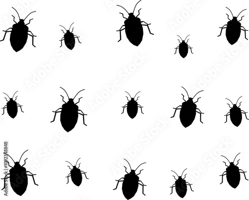 Cockroach design, Cockroach vector, Geometric Cockroach background.