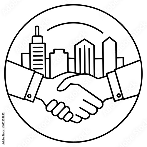 Urban Partnership City Development, Business Deal, Handshake Agreement