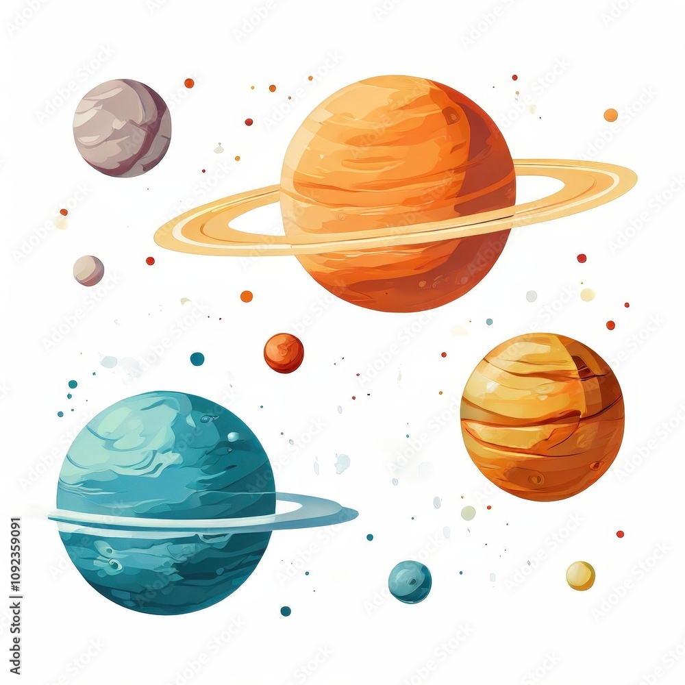 the AI Image Generator, Flying planets astronomy universe space. the AI Image Generator, Flying planets astronomy universe space.