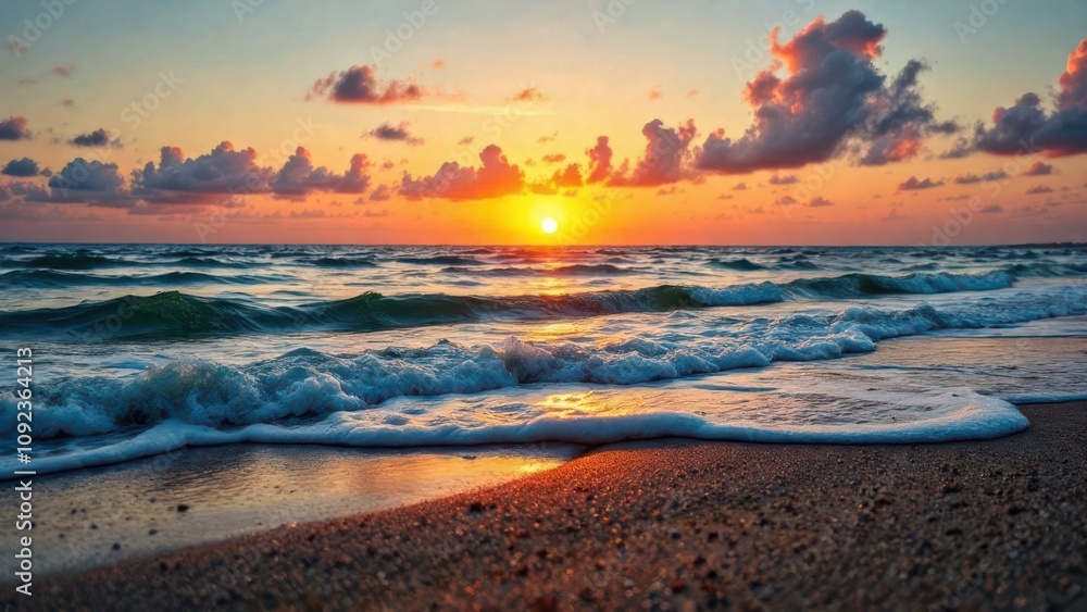 Obraz premium sunset on the beach