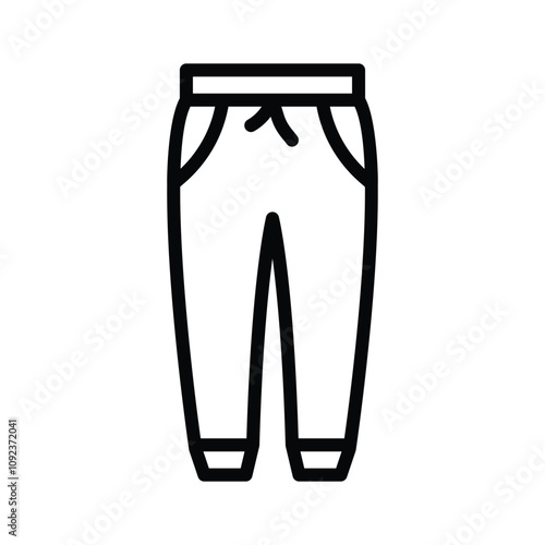 Icon of jogger pants for a sporty or casual look