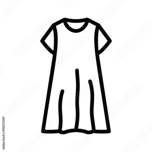 Icon of a dress suitable for everyday wear