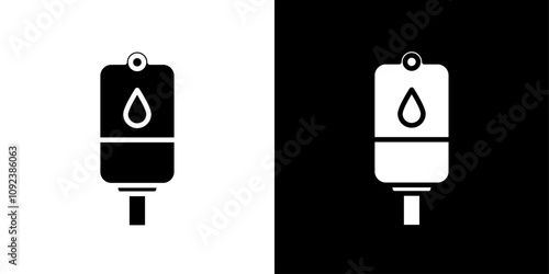 Blood glucose icon Art design illustration