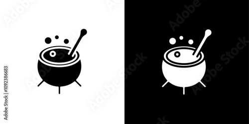cauldron icon Art design illustration