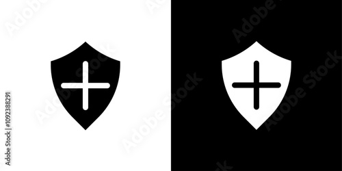 Health insurance icon Art design illustration