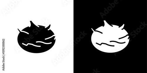 Kohlrabi icon Art design illustration