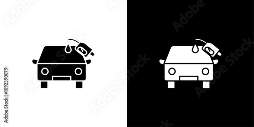 Refueling Car icon Art design illustration
